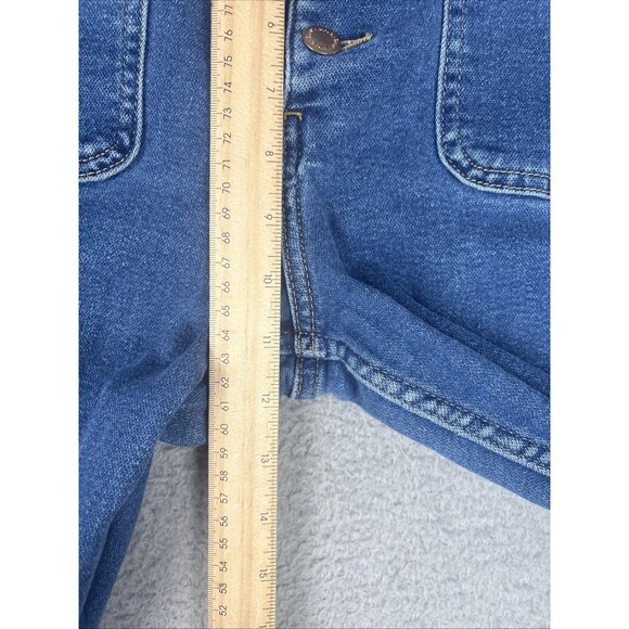 Wrangler Jeans Women's Size 12 High-Rise Fierce Flare Raw Hem Boho Country Gypsy - Picture 9 of 13